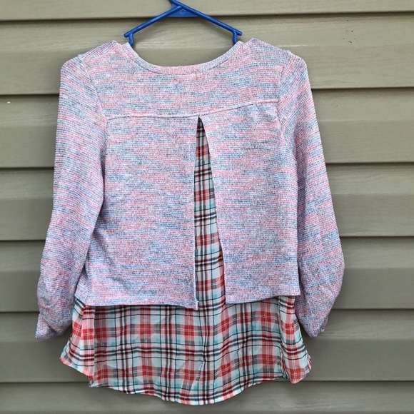 Sophia + zeke  girls double layer top  $5/25 - Picture 4 of 5